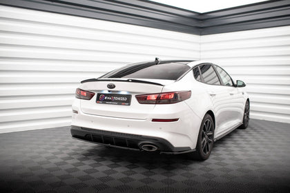 Maxton spoiler cap til Kia Optima Mk4 – blank sort – billede 6 af 8