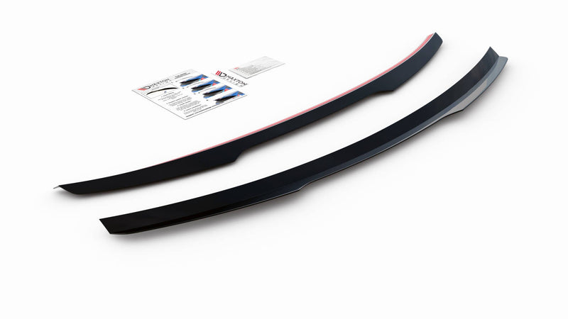 Maxton spoiler cap til Kia Optima Mk4 – blank sort – billede 8 af 8