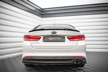 Maxton spoiler cap til Kia Optima Mk4 – blank sort – billede 4 af 8