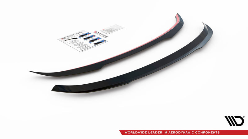 Maxton spoiler cap til Kia XCeed Mk1 – blank sort – billede 4 af 4