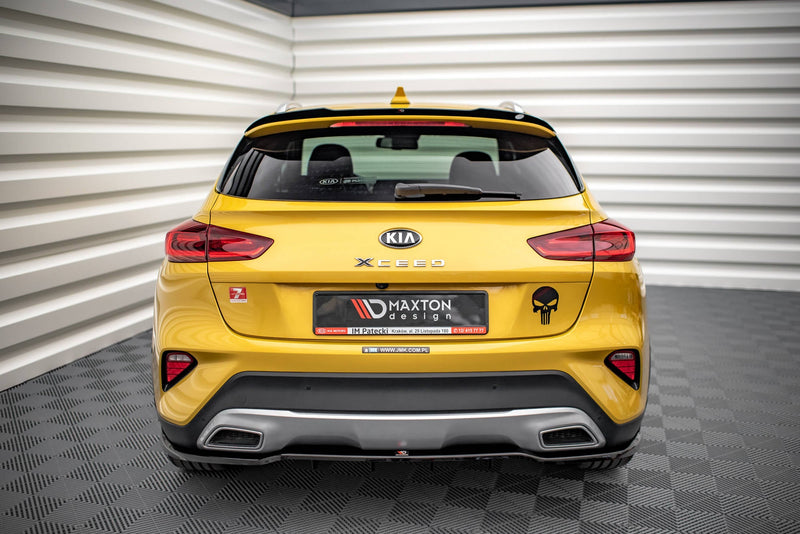 Maxton spoiler cap til Kia XCeed Mk1 – blank sort – billede 2 af 4