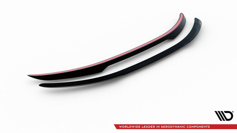 Maxton spoiler cap til Lexus ES F Sport Mk7 – blank sort – billede 4 af 5