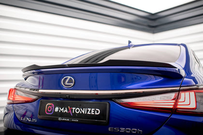 Maxton spoiler cap til Lexus ES F Sport Mk7 – blank sort – billede 1 af 5