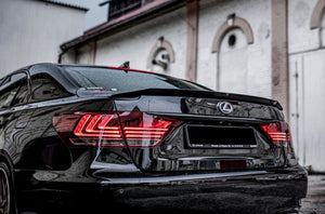 Maxton Spoiler Cap Lexus Ls Mk4 Facelift - Gloss Black