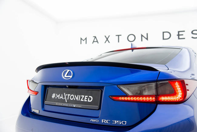 Maxton spoiler cap til Lexus RC Mk1 – blank sort – billede 1 af 5