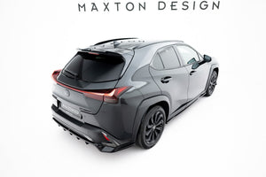 Maxton spoiler cap til Lexus UX F-Sport Mk1 – blank sort – billede 2 af 8