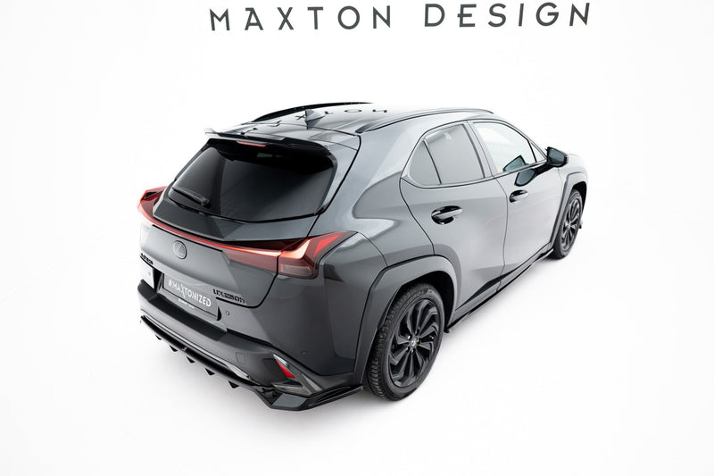 Maxton spoiler cap til Lexus UX F-Sport Mk1 – blank sort – billede 2 af 8