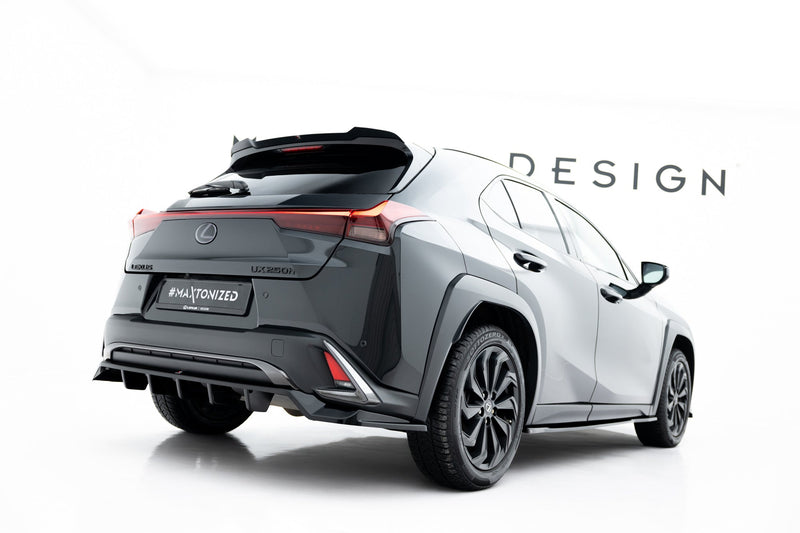 Maxton spoiler cap til Lexus UX F-Sport Mk1 – blank sort – billede 3 af 8