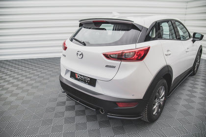 Maxton spoiler cap til Mazda CX-3 – blank sort – billede 2 af 4