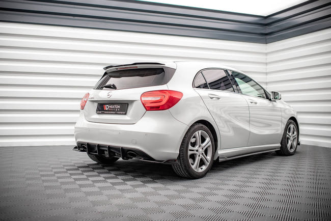 Maxton Spoiler Cap Mercedes-Benz A W176 - Gloss Black