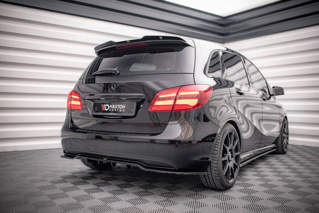 Maxton Spoiler Cap Mercedes-Benz B W246 Facelift - Gloss Black