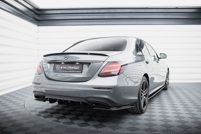 Maxton Spoiler Extension Mercedes-Benz E-Class W213 Amg-Line - Gloss Black