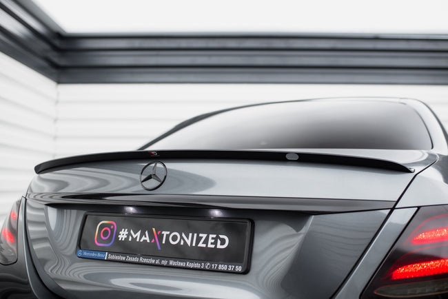 Maxton Spoiler Extension Mercedes-Benz E-Class W213 Amg-Line - Gloss Black