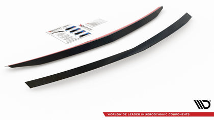 Maxton Spoiler Cap Mercedes-Benz E63 Amg Sedan W212 Facelift - Gloss Black