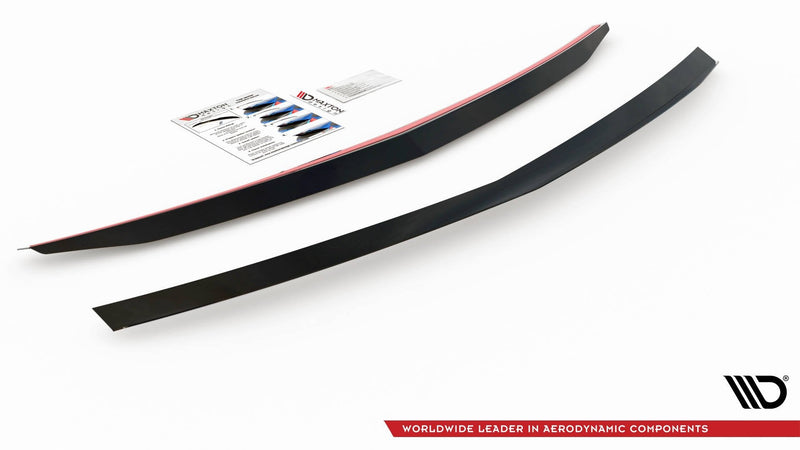 Maxton Spoiler Cap Mercedes-Benz E63 Amg Sedan W212 Facelift - Gloss Black