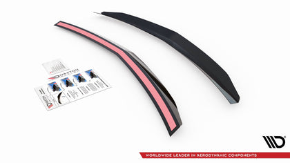 Maxton Spoiler Cap Mercedes-Benz E63 Amg Sedan W212 Facelift - Gloss Black
