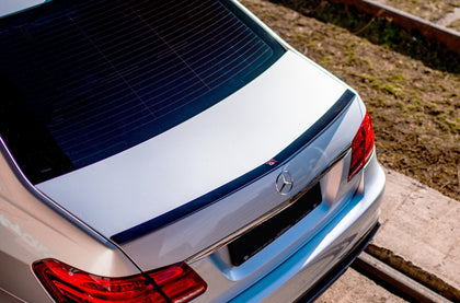 Maxton Spoiler Cap Mercedes-Benz E63 Amg Sedan W212 Facelift - Gloss Black