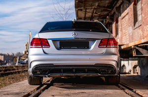 Maxton Spoiler Cap Mercedes-Benz E63 Amg Sedan W212 Facelift - Gloss Black