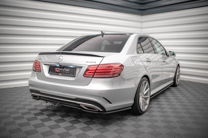 Maxton Spoiler Cap Mercedes-Benz E63 Amg Sedan W212 Facelift - Gloss Black