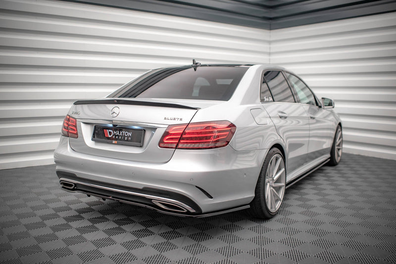 Maxton Spoiler Cap Mercedes-Benz E63 Amg Sedan W212 Facelift - Gloss Black