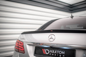 Maxton Spoiler Cap Mercedes-Benz E63 Amg Sedan W212 Facelift - Gloss Black