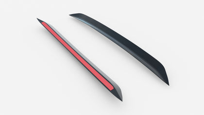 Maxton spoiler cap til Mercedes-Benz V-Class W447 / W447 Facelift – blank sort – billede 3 af 4