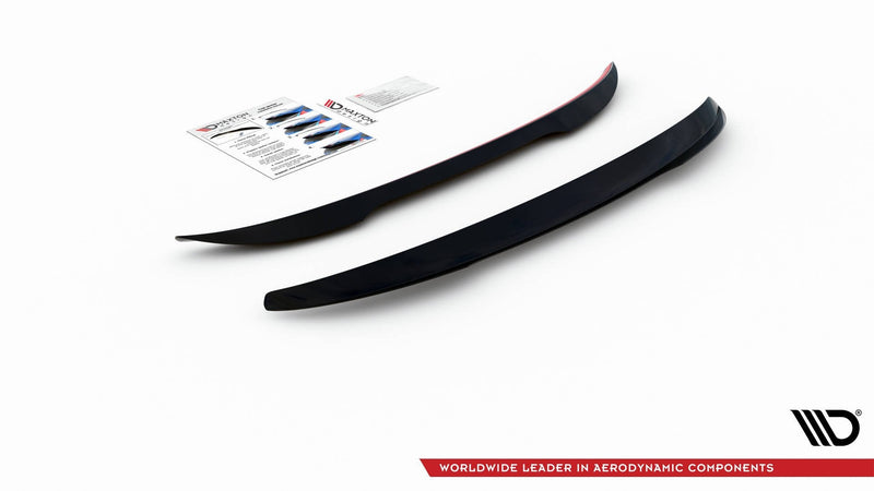 Maxton spoiler cap til Mini Cooper / One R50 – blank sort – billede 4 af 5