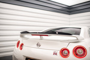Maxton spoiler cap til Nissan GTR R35 Facelift – blank sort – billede 1 af 8