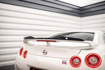 Maxton spoiler cap til Nissan GTR R35 Facelift – blank sort – billede 1 af 8