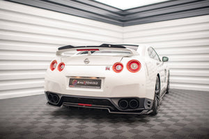 Maxton spoiler cap til Nissan GTR R35 Facelift – blank sort – billede 2 af 8