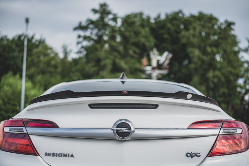 Maxton spoiler cap til Opel Insignia Mk. 1 OPC Facelift – blank sort – billede 1 af 7