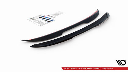 Maxton spoiler cap til Peugeot 308 GT Mk2 Facelift – blank sort – billede 5 af 6