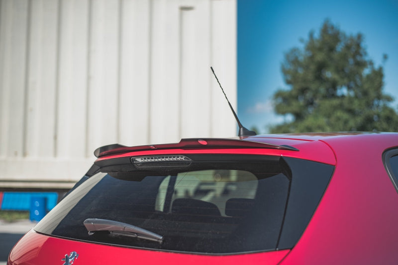 Maxton spoiler cap til Peugeot 308 GT Mk2 Facelift – blank sort – billede 2 af 6