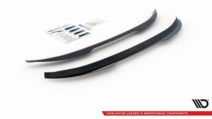 Maxton spoiler cap til Peugeot 308 SW Mk2 – blank sort – billede 4 af 5
