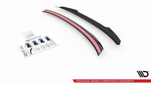 Maxton spoiler cap til Peugeot 508 Sedan Mk2 – blank sort – billede 3 af 4
