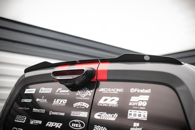 Maxton spoiler cap til Peugeot Partner Mk3 – blank sort – billede 1 af 5