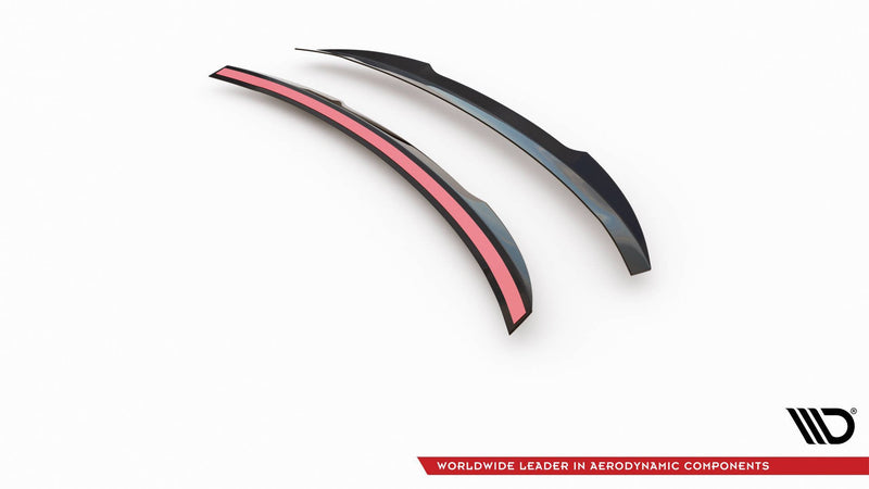 Maxton spoiler cap til Porsche 911 Carrera 991 Facelift – blank sort – billede 6 af 7