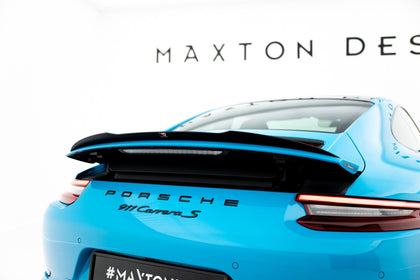 Maxton spoiler cap til Porsche 911 Carrera 991 Facelift – blank sort – billede 1 af 7