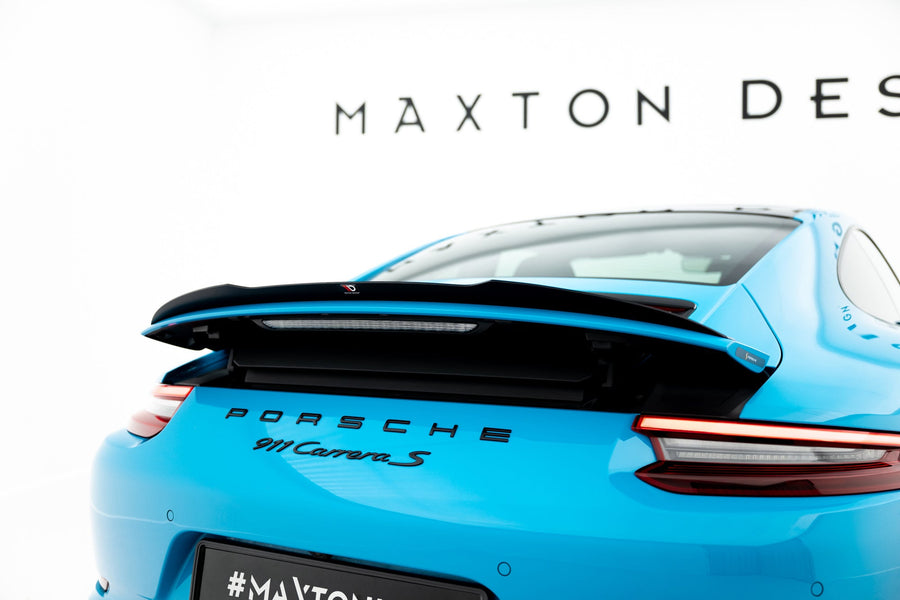 Maxton spoiler cap til Porsche 911 Carrera 991 Facelift – blank sort – billede 1 af 7