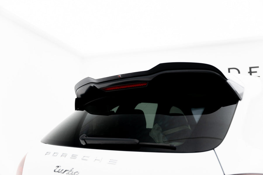 Maxton spoiler cap til Porsche Cayenne Turbo / Standard Mk2 – blank sort – billede 1 af 5