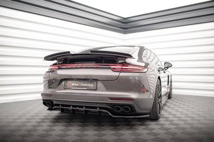 Maxton spoiler cap til Porsche Panamera GTS / Panamera E-Hybrid / Panamera Turbo S E-Hybrid 971 – blank sort – billede 2 af 6