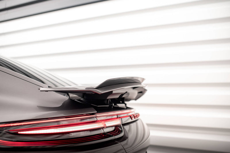 Maxton spoiler cap til Porsche Panamera GTS / Panamera E-Hybrid / Panamera Turbo S E-Hybrid 971 – blank sort – billede 4 af 6