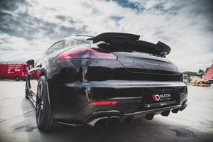 Maxton spoiler cap til Porsche Panamera Turbo 970 Facelift – blank sort – billede 4 af 6