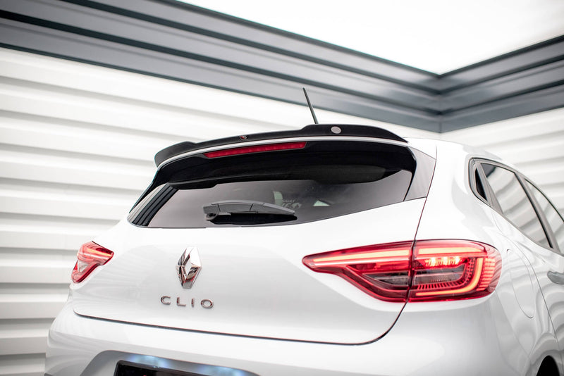 Maxton spoiler cap til Renault Clio Mk5 – blank sort – billede 1 af 9