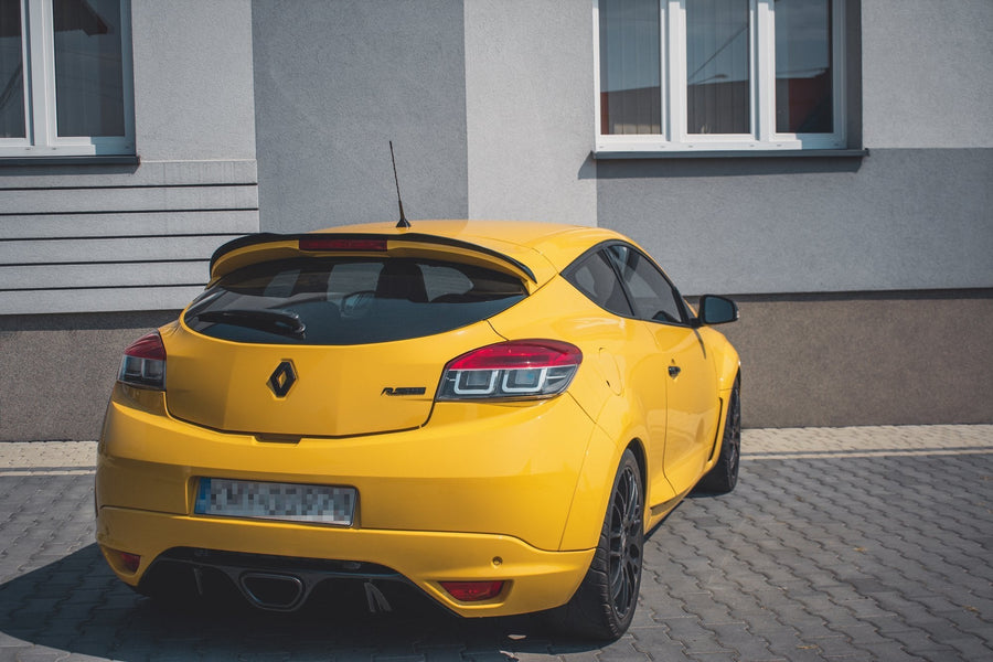 Maxton spoiler cap til Renault Megane Mk3 RS – blank sort – billede 1 af 7