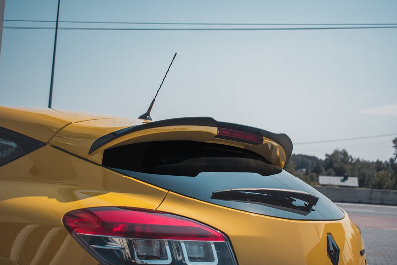 Maxton spoiler cap til Renault Megane Mk3 RS – blank sort – billede 2 af 7