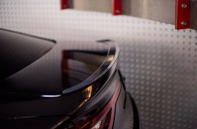 Maxton spoiler cap til Renault Talisman – blank sort – billede 1 af 6