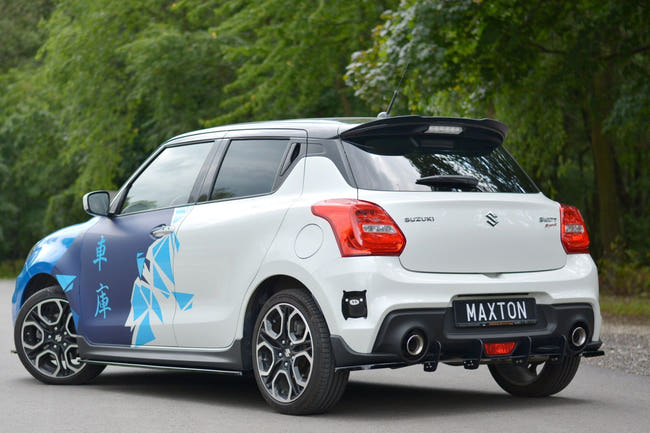 Maxton Spoiler Extension Suzuki Swift 6 Sport - Gloss Black