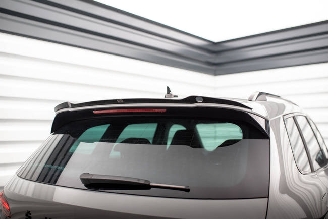 Maxton Spoiler Cap Skoda Karoq Sportline Mk1 Facelift - Gloss Black