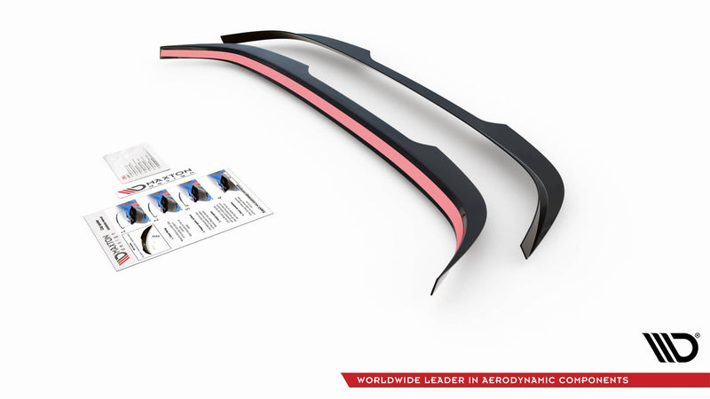Maxton spoiler cap til Skoda Kodiaq Mk1 Facelift – blank sort – billede 3 af 4